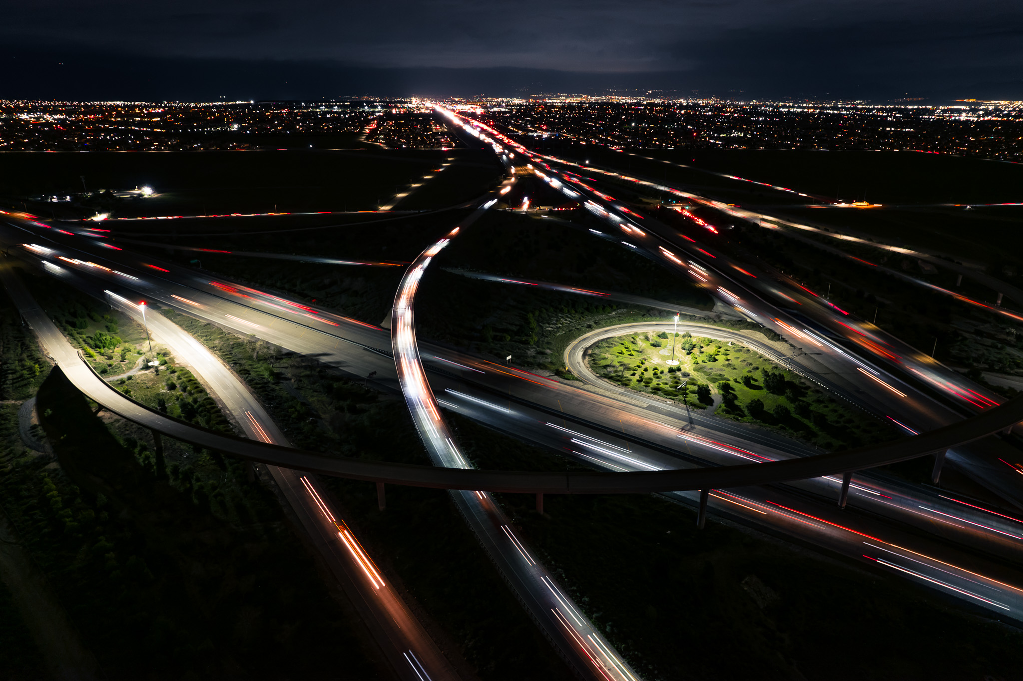 freeway-interchange-at-night